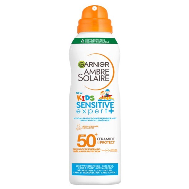 Ambre Solaire Kids spray anti zand SPF50+ (150 Milliliter)