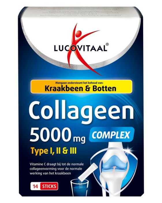 Lucovitaal Collageen complex 5000mg sticks (14 Stuks)