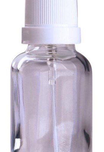 Helios Holland Glazen helder fles met witte verstuiver 30ml (5 Stuks)