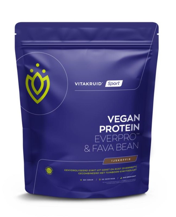 Vitakruid Vegan protein ever pro ijskoffie (921 Gram)