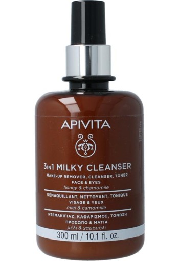 Apivita Milky cleanser 3 in 1 face & eye (300 Milliliter)