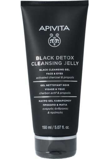 Apivita Black detox cleansing jelly (150 Milliliter)