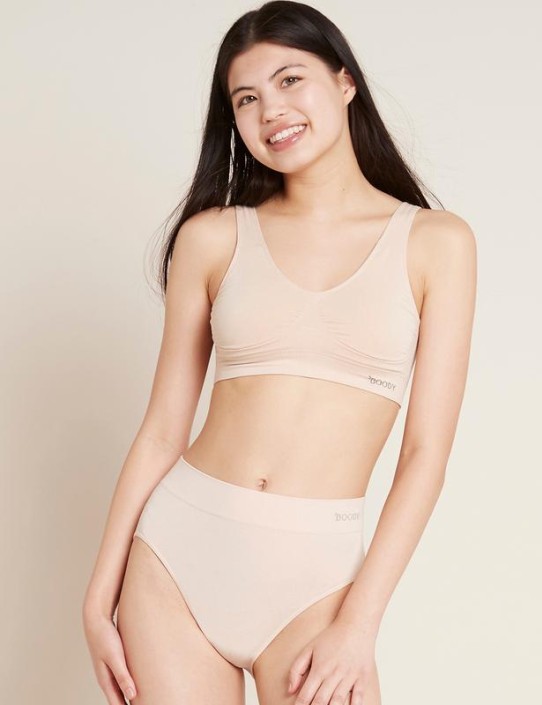 Boody Padded shaper crop bh blush XL (1 Stuks)
