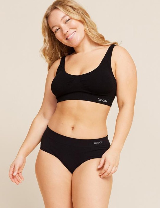 Boody Padded shaper crop bh zwart S (1 Stuks)