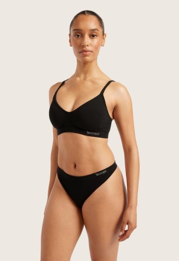 Boody Wireless t-shirt bra zwart XL (1 Stuks)