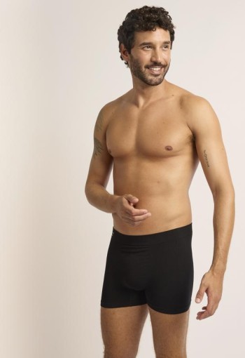 Boody Herenboxers naadloos zwart S (1 Stuks)
