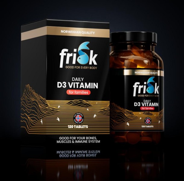 Frisk Vitamine D3 11+ dagelijks (120 Tabletten)