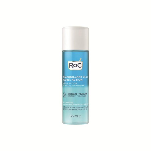 ROC Double action eye makeup remover (125 Milliliter)