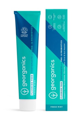 Georganics Toothpaste pre-and probiotic fresh mint (75 Milliliter)