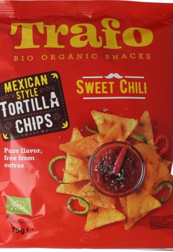 Trafo Tortilla chips chili bio (75 Gram)