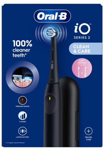 Oral B Elektr tandenborstel night black + reisetui (1 Stuks)