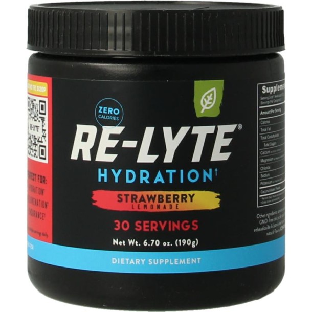 Re-Lyte Hydration drankmix aardbei limonade (195 Gram)