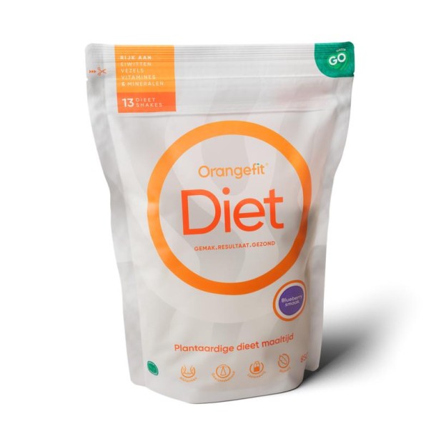 Orangefit Diet shake blueberry (850 Gram)