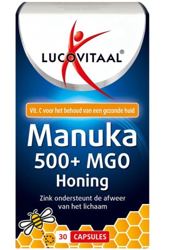 Lucovitaal Manuka honing zink capsules (30 Capsules)