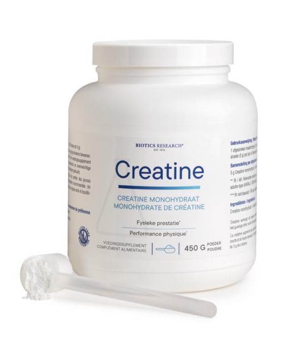 Biotics Creatine monohydraat (450 Gram)