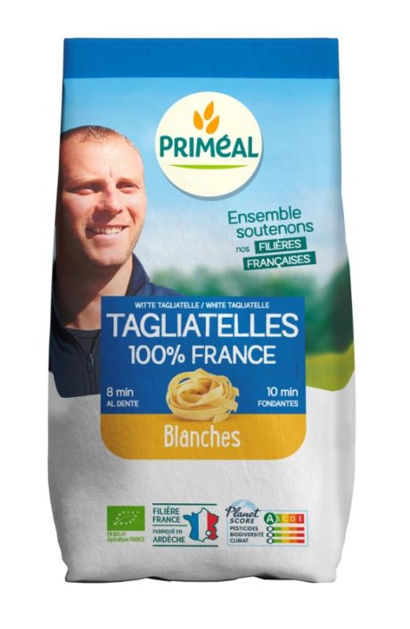 Primeal Tagliatelle uit Frankrijk bio (250 Gram)