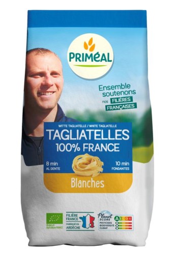 Primeal Tagliatelle uit Frankrijk bio (250 Gram)
