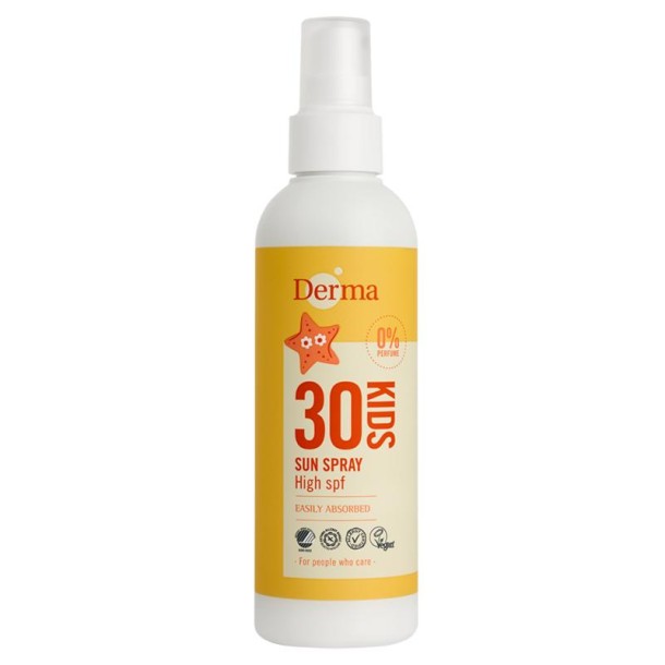 Derma Sun spray kids SPF30 (200 Milliliter)