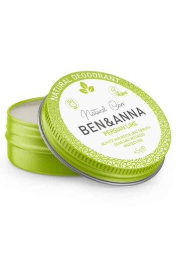 Ben & Anna Natural deodorant creme persian lime (45 Gram)
