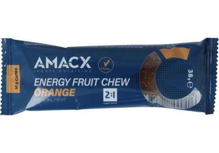 Amacx Energy fruit chew orange (38 Gram)