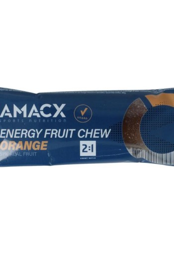 Amacx Energy fruit chew orange (38 Gram)