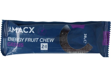 Amacx Energy fruit chew cassis (38 Gram)