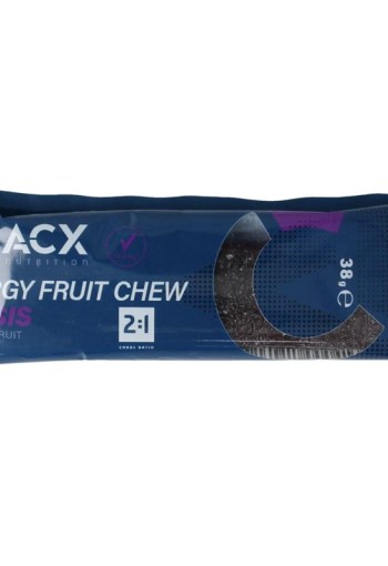 Amacx Energy fruit chew cassis (38 Gram)
