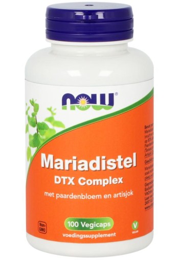 NOW Mariadistel dtx complex (100 Vegetarische capsules)