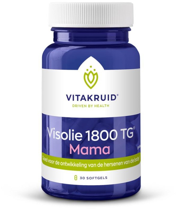 Vitakruid Visolie 1800 TG mama (30 Softgels)