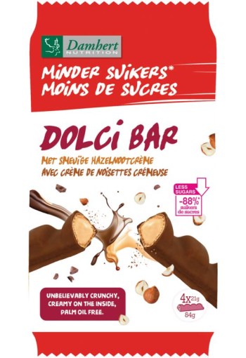 Damhert Dolci bar minder suikers (84 Gram)