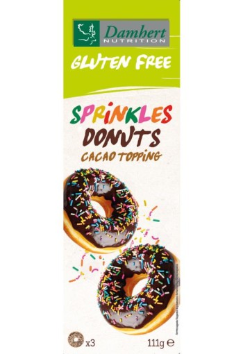 Damhert Donuts sprinkles glutenvrij (111 Gram)