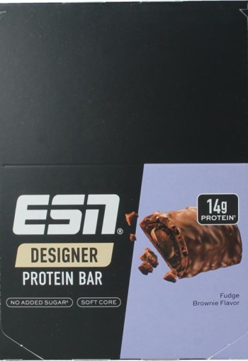 ESN Fudge brownie bar 45g (12 Stuks)