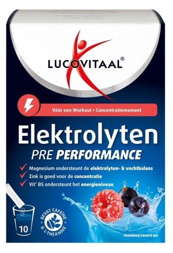 Lucovitaal Elektrolyten pre performance sachets (10 Sachets)