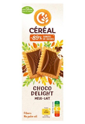 Cereal Choco delight melkchocolade minder suikers (126 Gram)