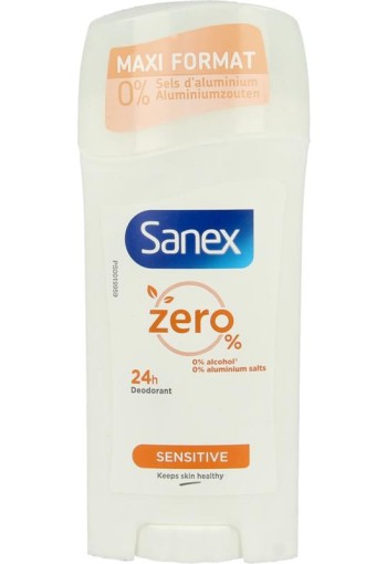 Sanex Deodorant stick zero % sensitive 65 Milliliter