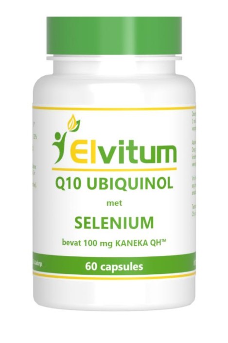 Elvitum Co-Q10 ubiquinol met selenium (60 Capsules)
