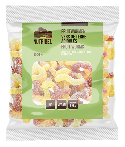 Nutribel Fruitwormen bio (100 Gram)