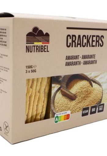 Nutribel Crackers amarant bio (150 Gram)