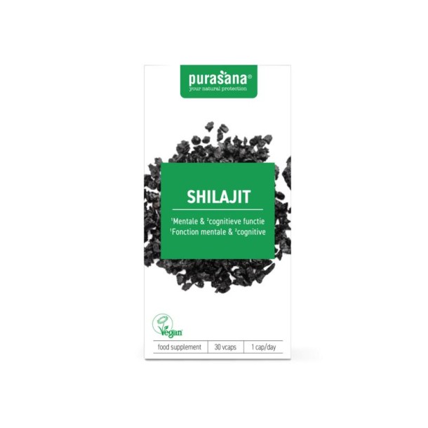 Purasana Shilajit 500mg vegan (30 Vegetarische capsules)