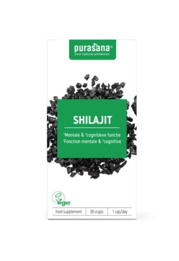 Purasana Shilajit 500mg vegan (30 Vegetarische capsules)