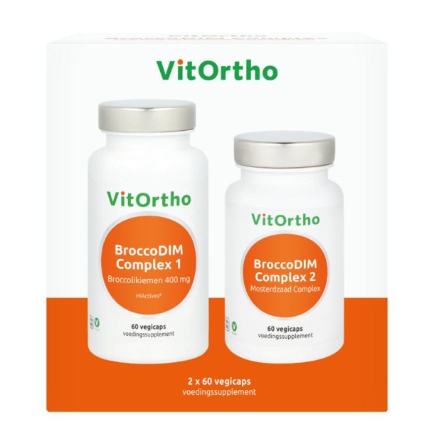 VitOrtho Broccodim complex 2 x 60 (120 Vegetarische capsules)