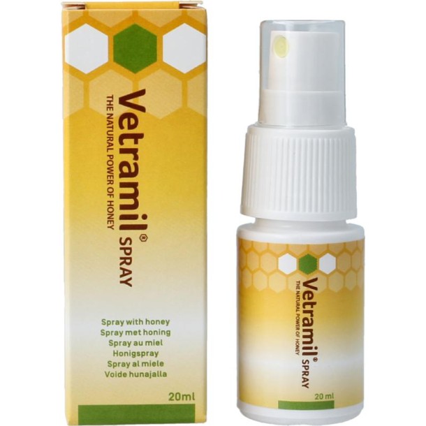 Vetramil Spray met honing (20 Milliliter)
