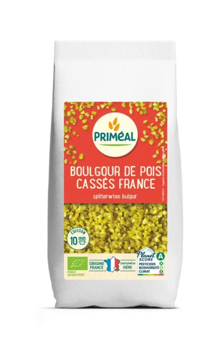 Primeal Bulgur van spliterwten bio (500 Gram)