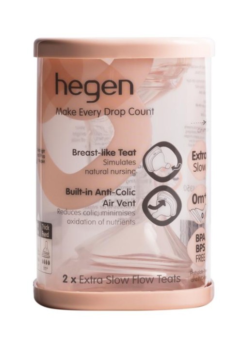 Hegen Flessenspeen extra slow flow (2 st)