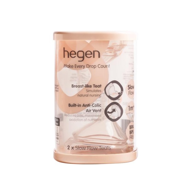 Hegen Flessenspeen slow flow (2 st)