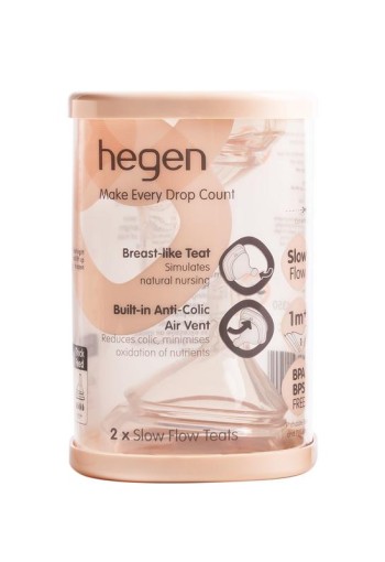 Hegen Flessenspeen slow flow (2 st)