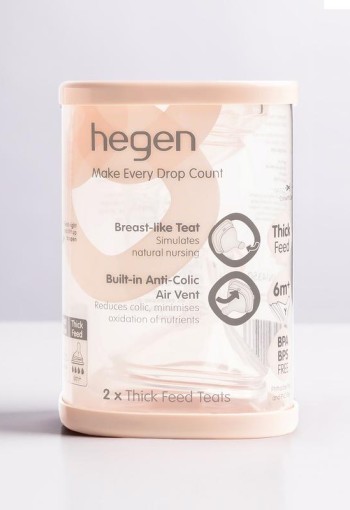 Hegen Flessenspeen thick feed (2 st)