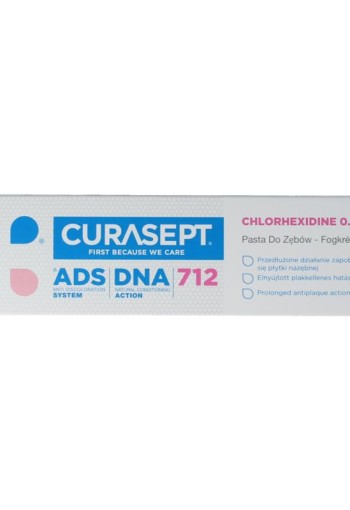 Curasept ADS DNA 712 CHX 0,12% gel-tandpasta (75 Milliliter)