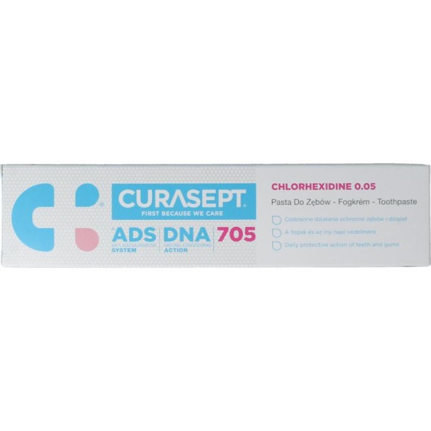 Curacept ADS DNA 705 CHX 0,05% gel-tandpasta (75 Milliliter)