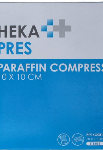 Hekapres Zalfkompres 10x10cm (10 Stuks)